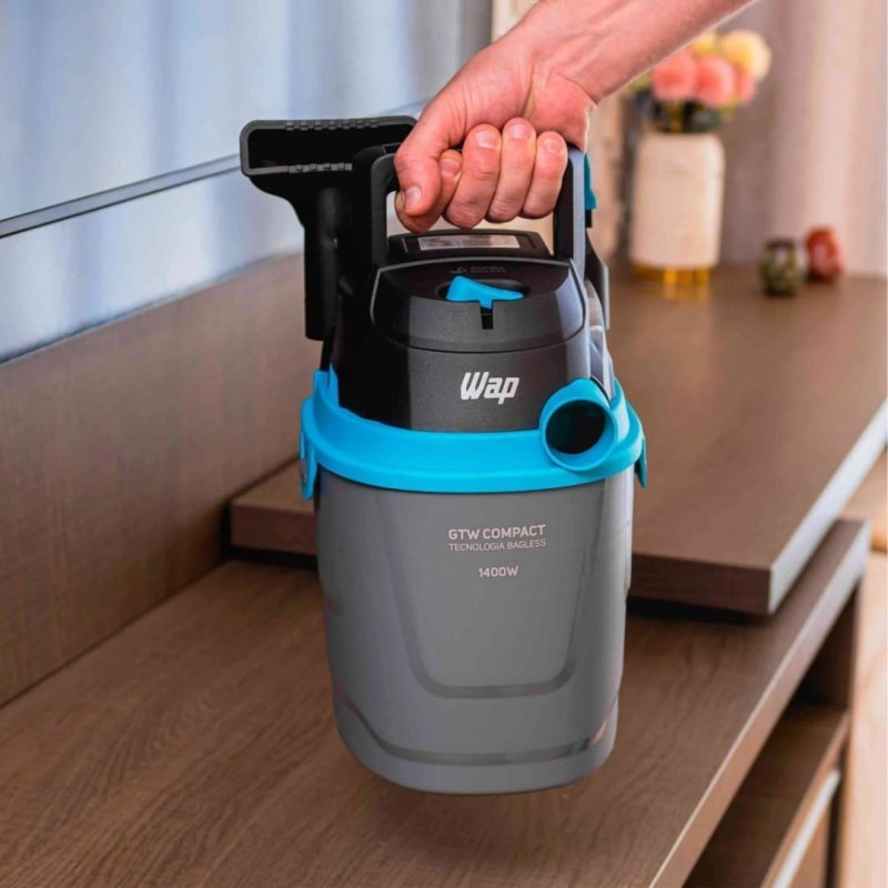 WAP Aspirador de Pó e Líquido Portátil GTW Compact 1400W 220V