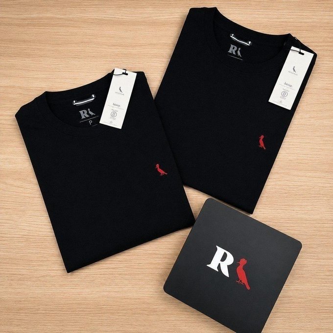 Kit com 2 Camisetas Brasa Pica Pau Bordado Reserva + Frete Grátis