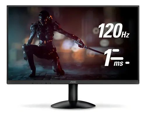 Monitor Gamer Aoc 21.5'' Full Hd Gaming 120hz 1ms 22b30hm23 Preto 127/220v