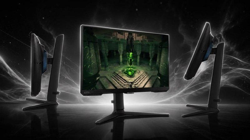 Monitor Gamer Samsung Odyssey G40 27, 240 Hz, 1ms, Ajuste De Altura, Gsync, Freesync, HDMI, DP, FHD, Preto