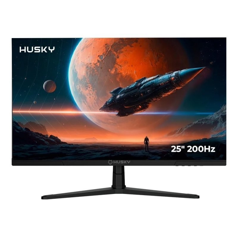 Monitor Gamer Husky Boreal 25", FHD, 200Hz, 1ms, IPS, Adaptive Sync, DisplayPort e HDMI, HDR HMG00325PT
