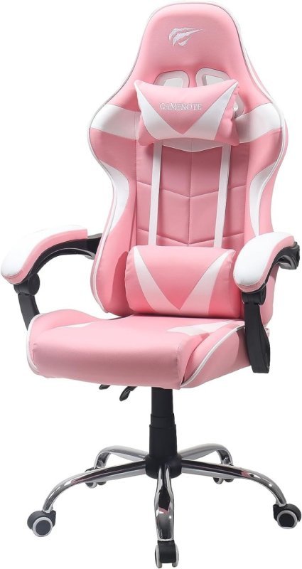 Havit GC933 Ultimate - Rosa e Branca - Cadeira Gamer
