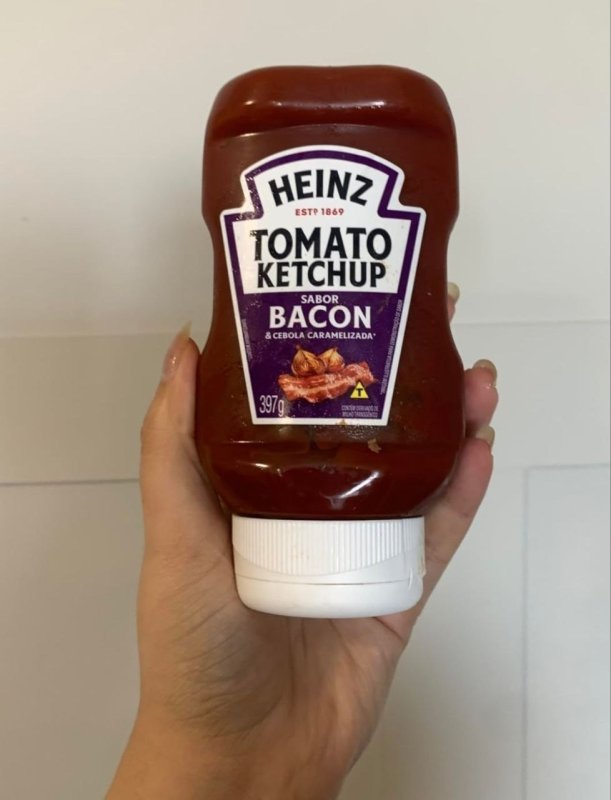 Heinz Ketchup Bacon & Cebola Caramelizada 397g