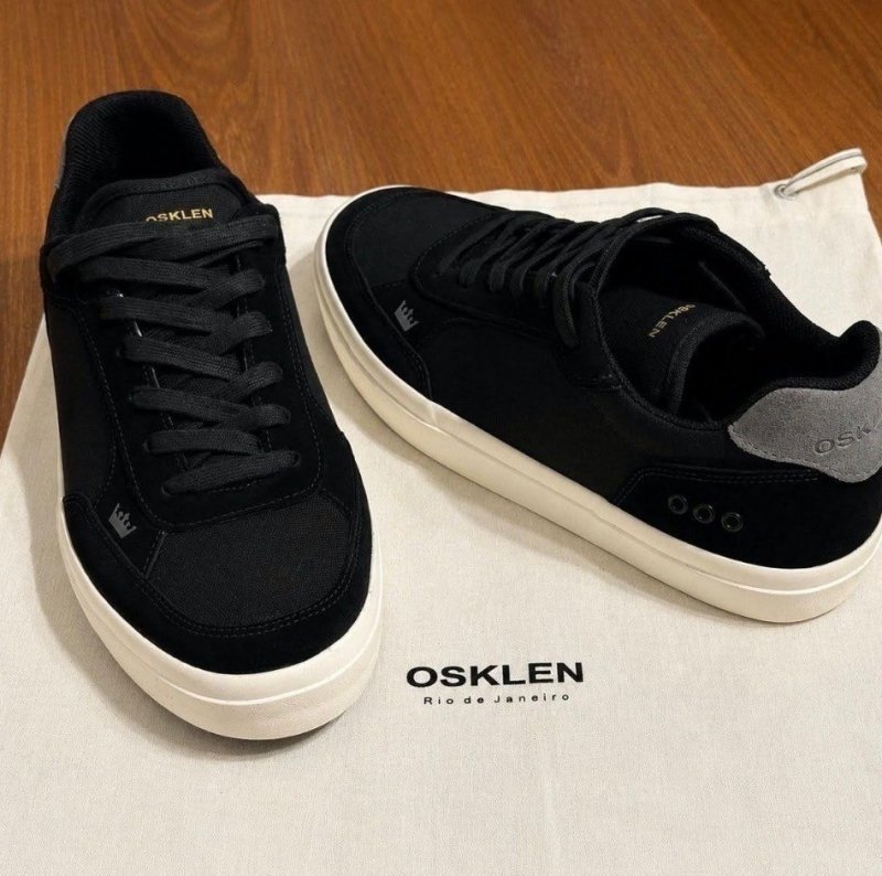 Tênis Masculino Drift Osklen Preto Liso (40 a 44)