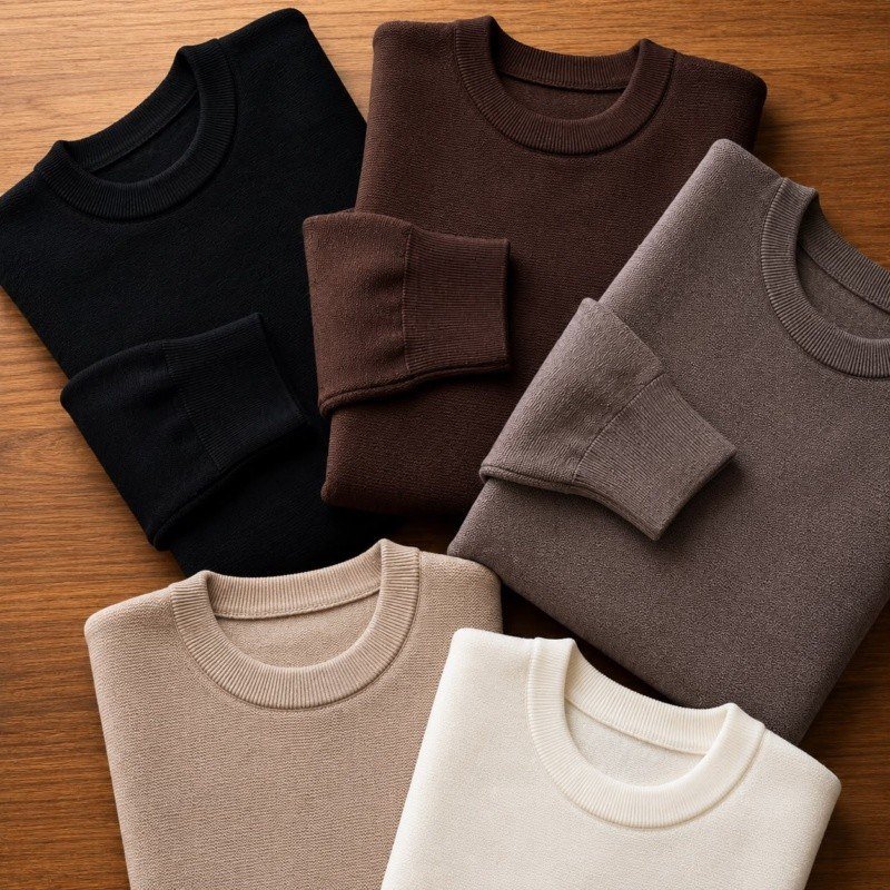 Blusa De Frio Suéter Masculino Lã Tricot Malha Grossa Casual (P ao GG)