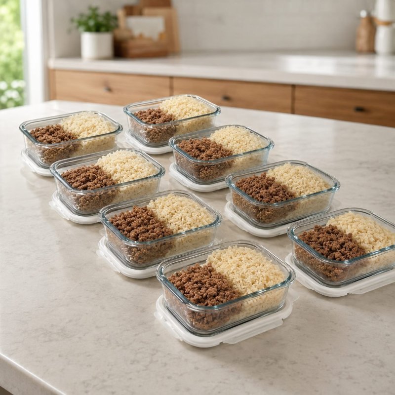 Kit 6 Potes 640ml Vidro Borossilicato Hermético 4 Travas Marmita Forno Freezer