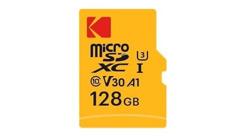Cartão de memória Kodak microSD UHS-I U3 V30 A1 128GB