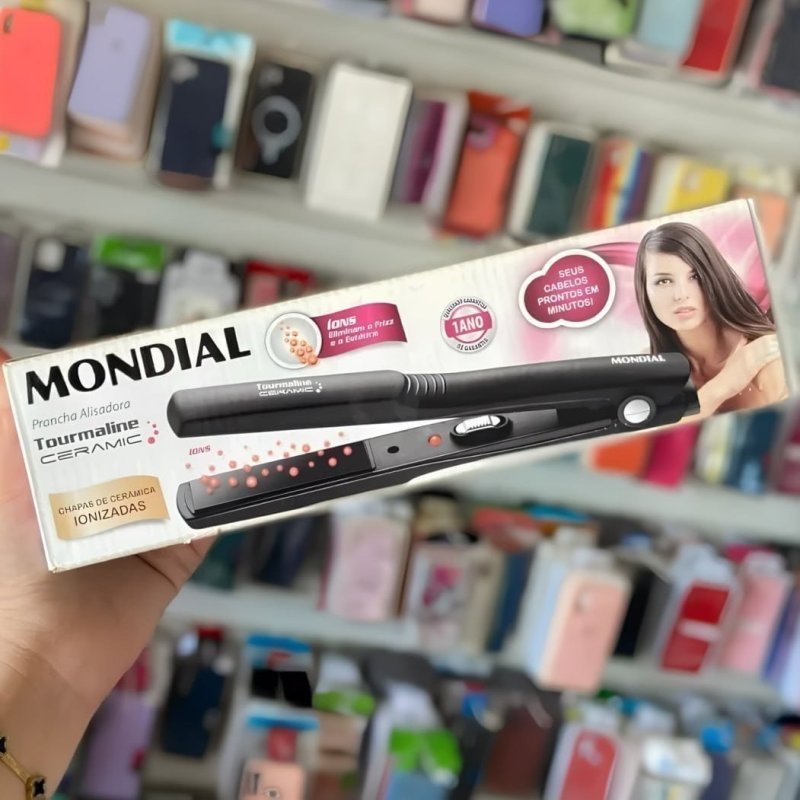 Prancha Alisadora Tourmaline Ceramic Mondial 30W — P-15
