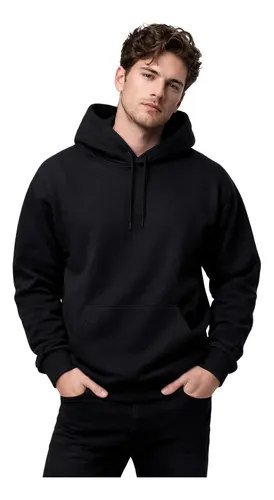 Blusa De Frio Moletom Estilo Canguru Com Capuz Bolso Macio