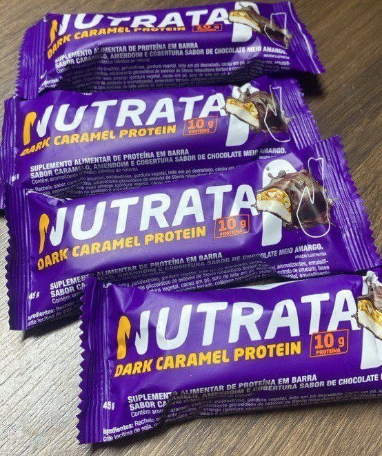 Cx 12 un. Barra Dark Caramel Protein 45g