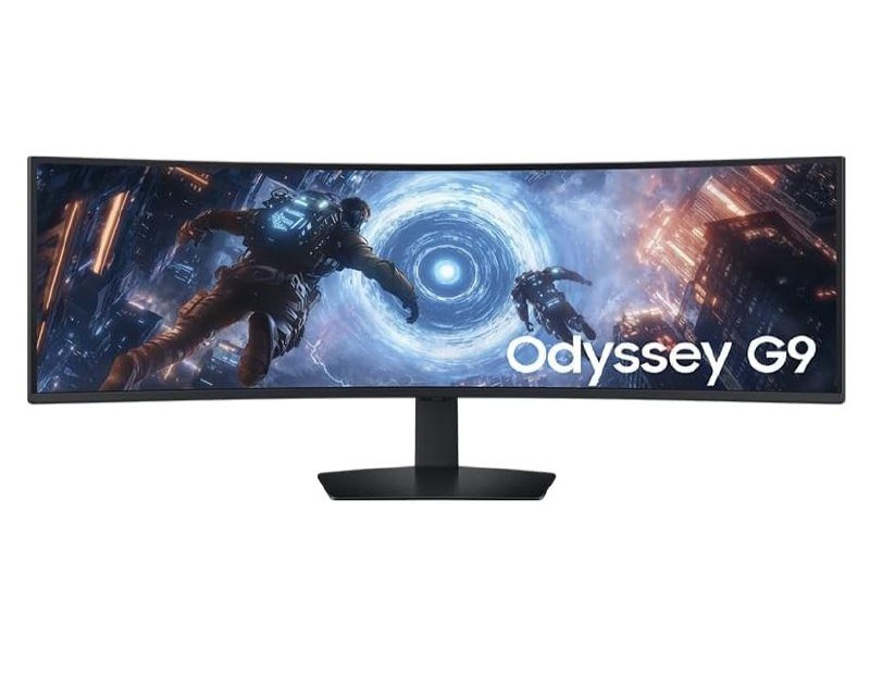Monitor Samsung Odyssey G9 49", DQHD, 144Hz, 1ms, ajuste de altura, Preto