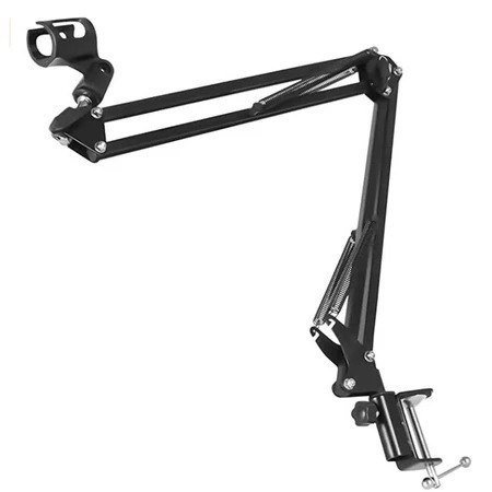 Braço Suporte Pedestal De Mesa Articulado Para Microfones