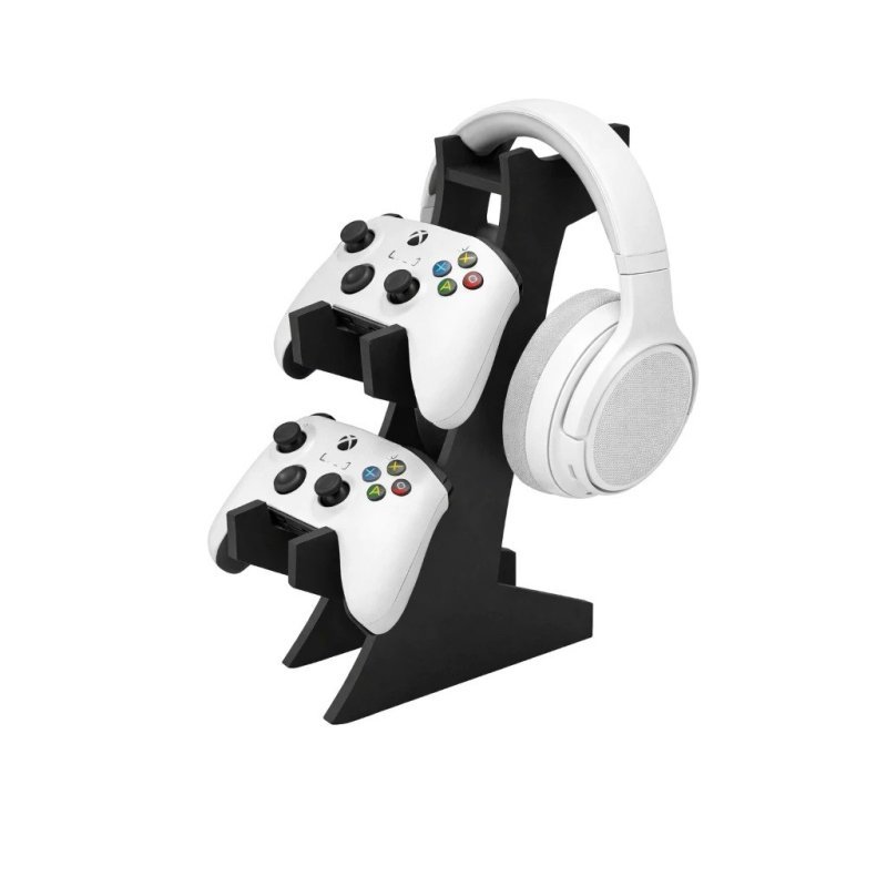 Suporte Gamer Porta Controle Videogame Para Ps4 Xbox Ps5 Fone de Ouvido Headset
