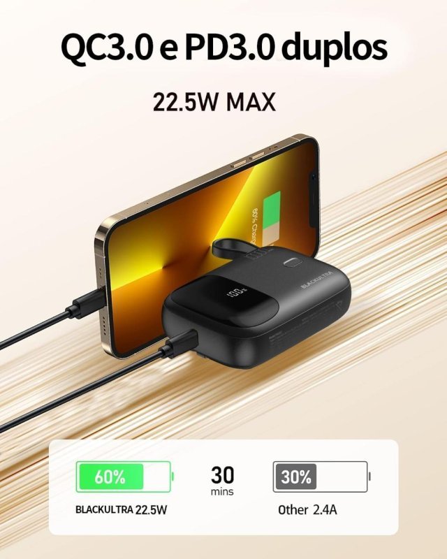 Power Bank Blackultra 10.000mAh 22,5W