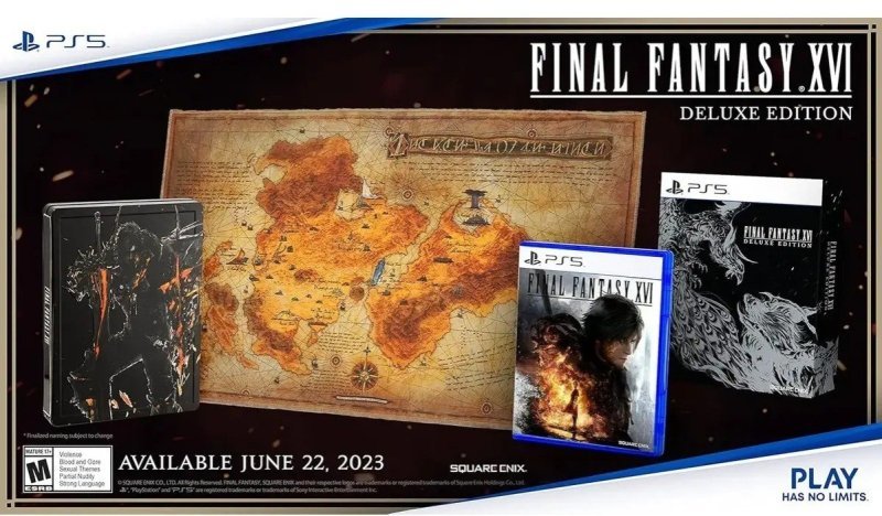 Final Fantasy XVI Deluxe Edition - PS5 + Frete Grátis