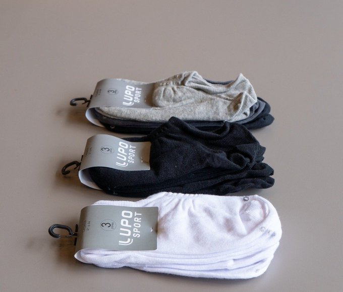Kit com 6 Pares de Meias Lupo Algodão + Frete Grátis