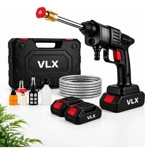 Lavadora Alta Pressão Portátil Recarregável Sem Fio Bivolt Preto 127/220v