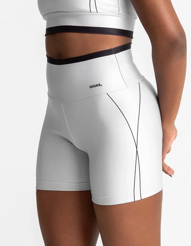 Shorts Academia Cós Alto Zero Transparência Fitness