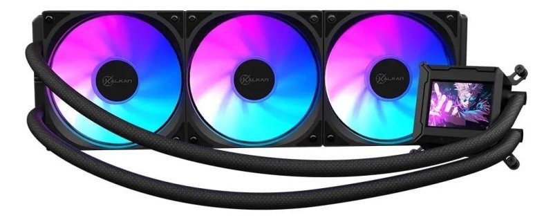 Watercooler Kalkan 360mm ARGB Aura Lcd 360 Preto