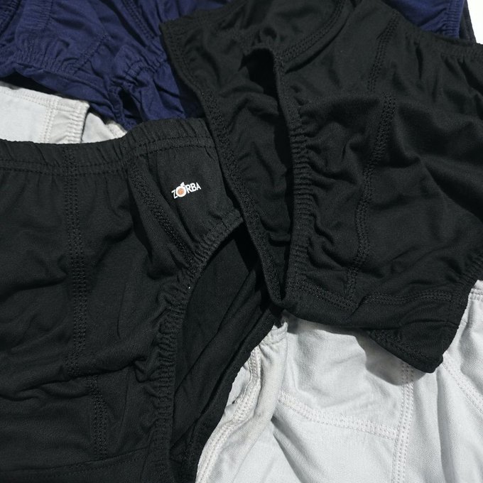 Kit com 10 Cuecas Slip 100% Algodão Zorba