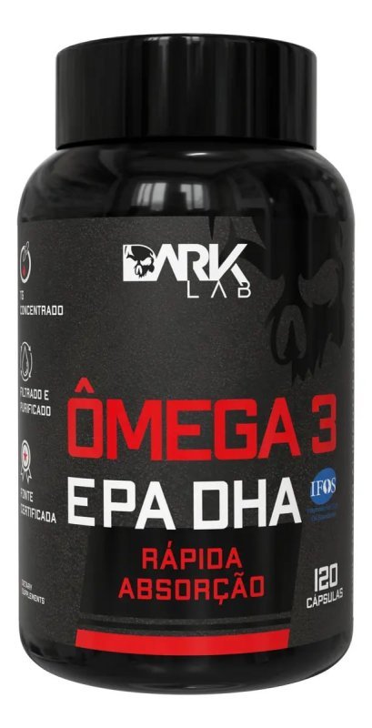 Ômega 3 EPA + DHA 120 Cápsulas – Dark Lab