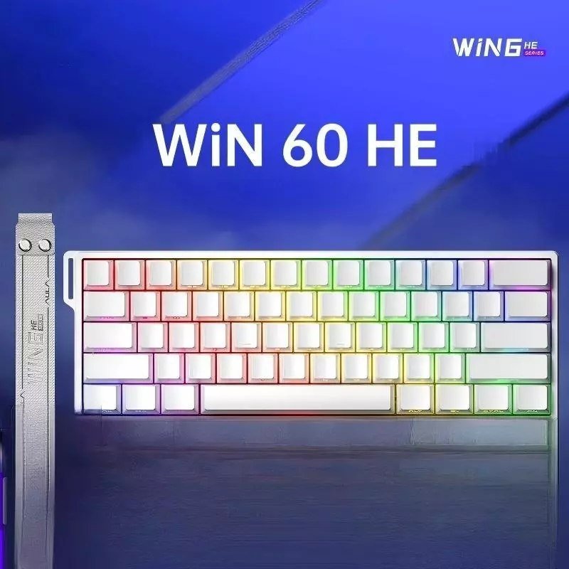 Teclado Magnético Gamer Aula Win 68HE White