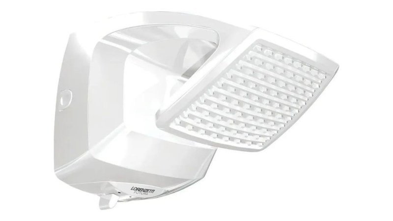 Lorenzetti Futura Ducha de Parede Multitemperaturas Design Moderno Branco 7500W 220v