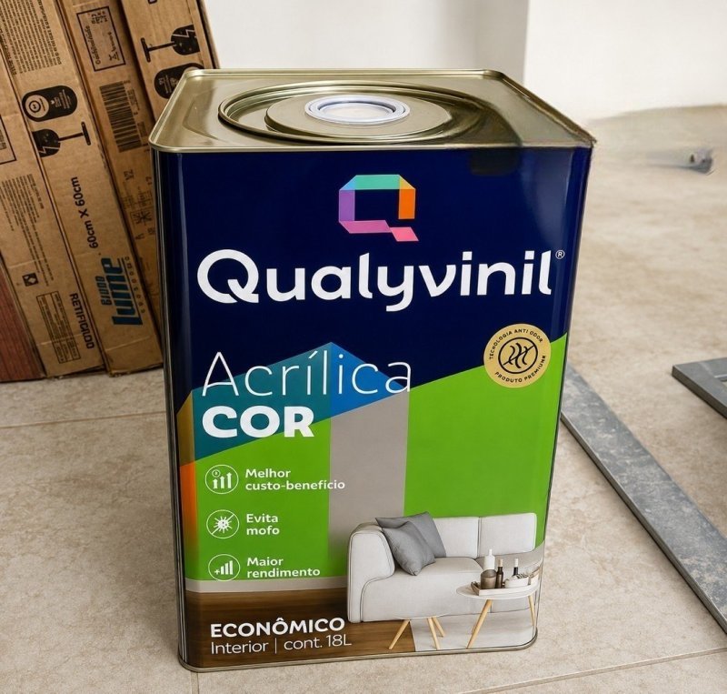 Tinta Antimofo Acrílica Econômica Qualyvinil + Frete Grátis