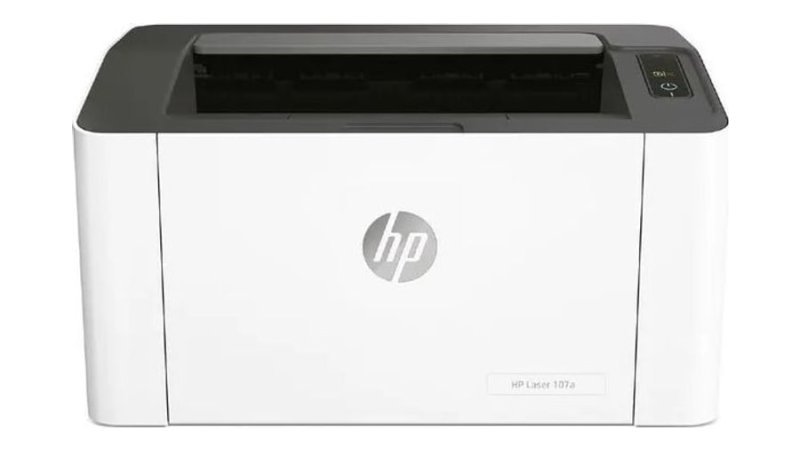 Impressora HP Laser 107a Monocromática Porta USB 2.0