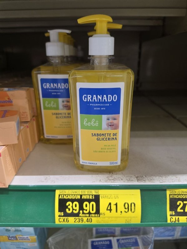 Granado Sabonete Líquido Bebê, Tradicional, 500ml
