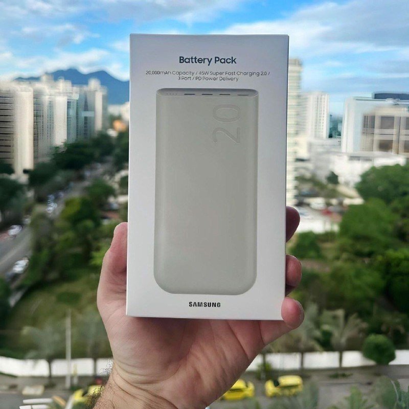 Carregador Power Bank Samsung 45W 20.000mAh + Frete Grátis