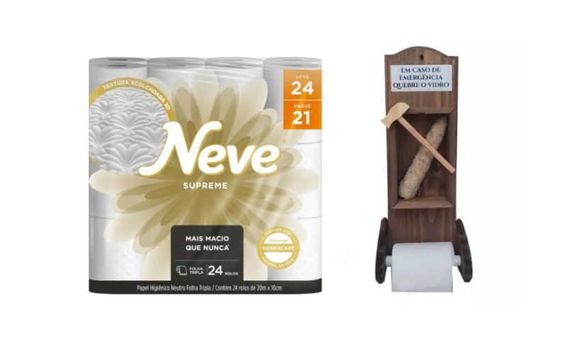 Papel Higiênico Neve Folha Tripla - 24 un