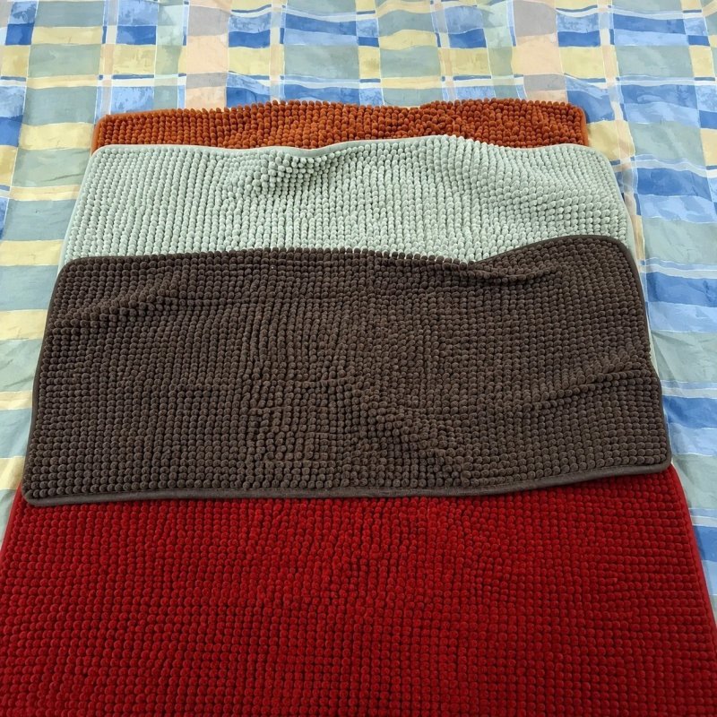 Kit 4 Tapetes de Banheiro 40x60 Antiderrapante