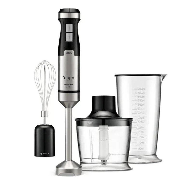 Mixer Power Inox 3 Em 1 Elgin 1.000w