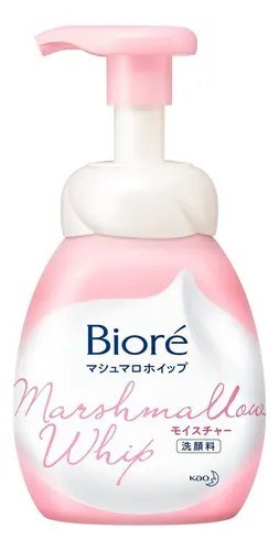 Sabonete Facial em Espuma Bioré Marshmallow Whip para Todos os Tipos de Pele