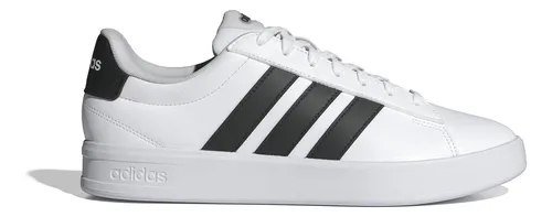 Tênis Masculino Grand Court 3.0 adidas Ftwwht/cblack/ftwwht Liso 42 Br