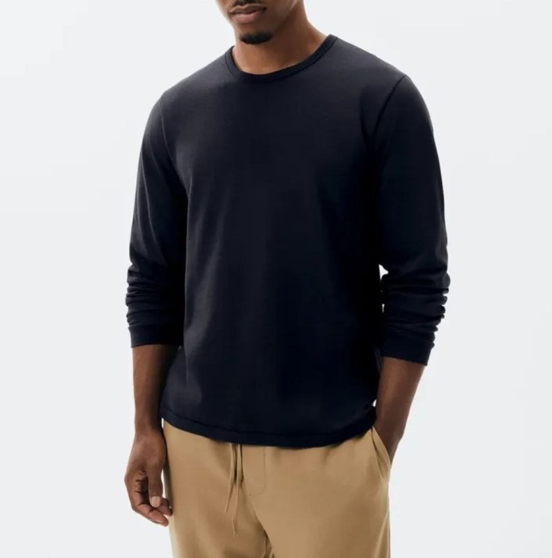 Camiseta Básica Masculina Manga Longa Slim Hering