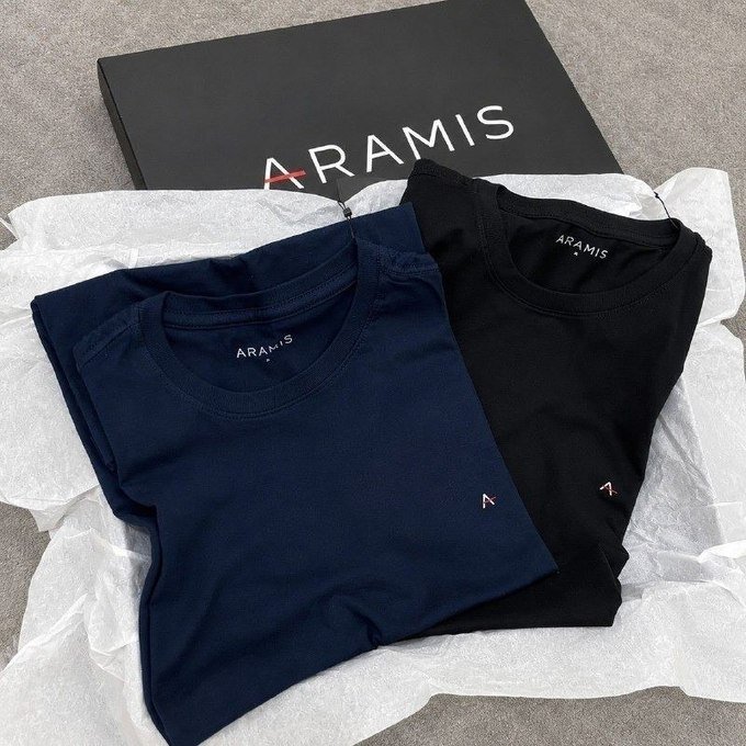 Kit com 2 Camisetas Aramis Basic + Frete Grátis