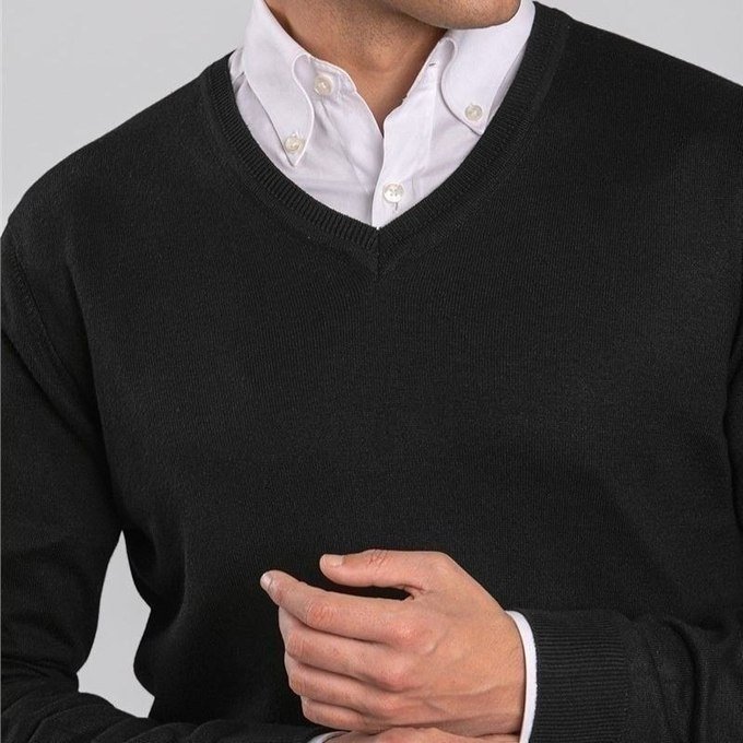 Suéter Gola V Tricot + Frete Grátis