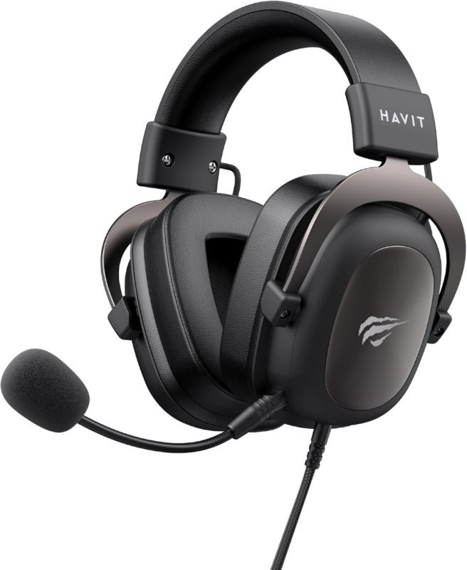 Havit Headphone H2002d - Gamer 53mm - Microfone - Plug 3,5mm