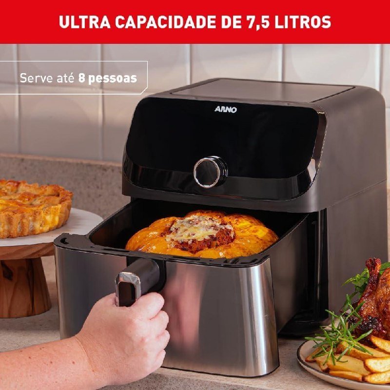 Airfryer Arno Mega Digital 7,5L 1700W