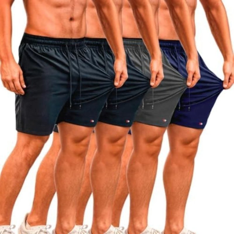 Kit 4 Bermuda Shorts Tactel Sandrini Elastano