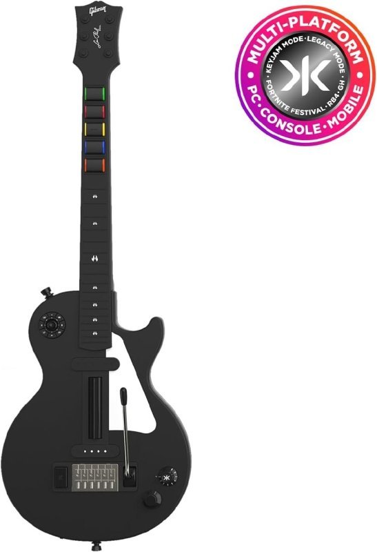 Controle Guitarra CRKD Gibson Les Paul (Compatível com Fortnite Festival) Ebony Black