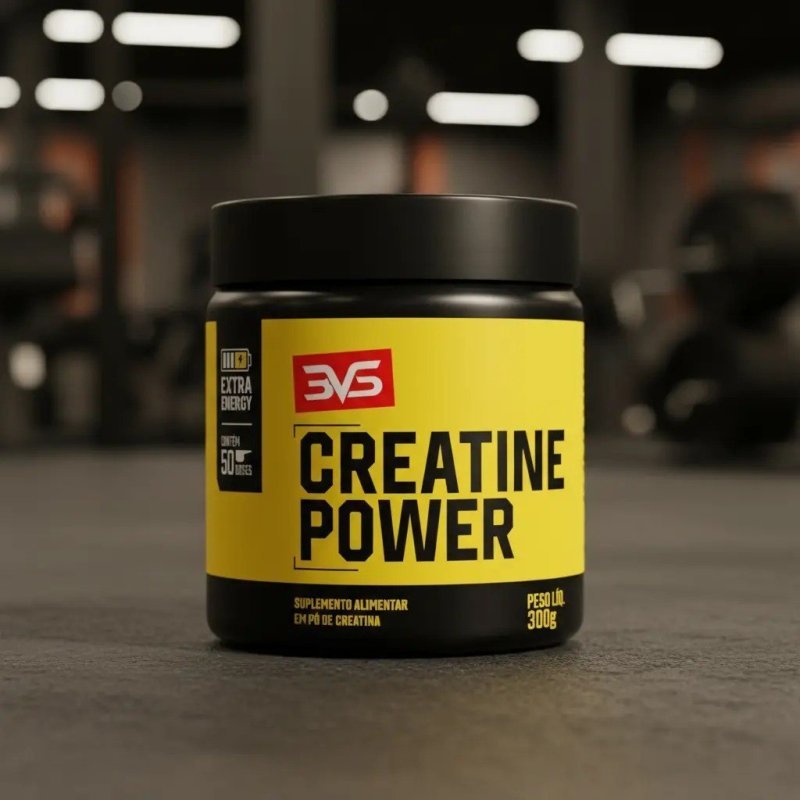 Creatina Monohidratada Power Extra Energy - 300g - 3VS Nutrition
