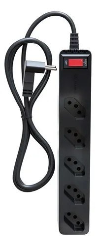 Filtro De Linha Dps Energia 5 Tomadas Iclamper Preto