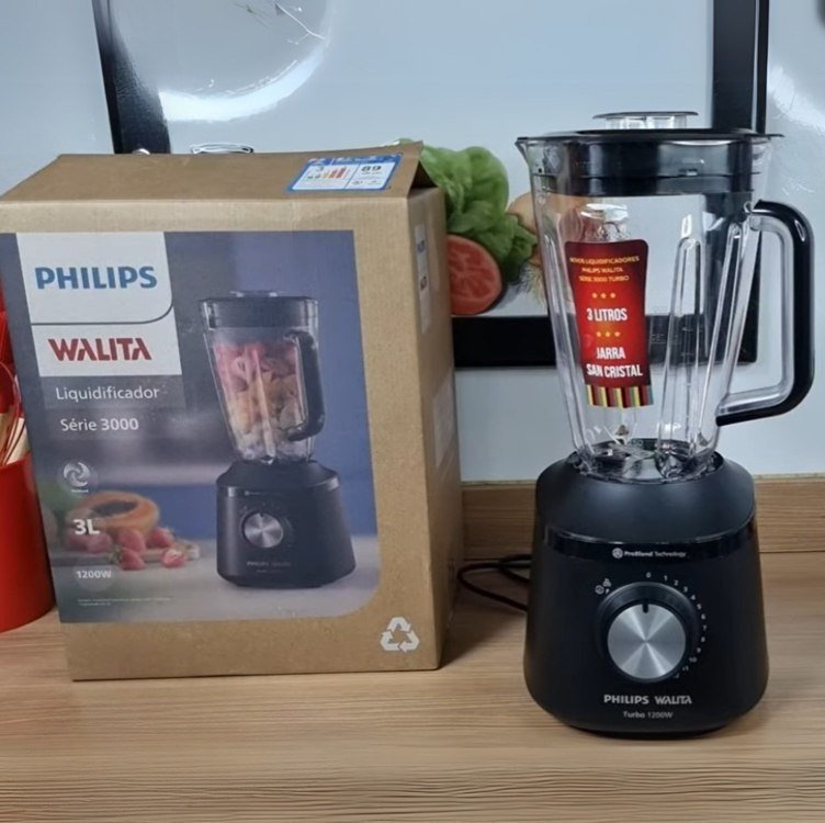 Liquidificador Philips Walita Serie 3000 Turbo 1000W 110v/220v