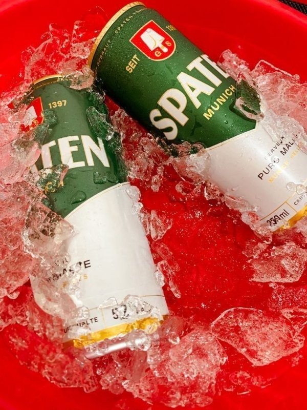 Pack Cerveja Spaten, Puro Malte, 350ml, Lata - 12 Unidades