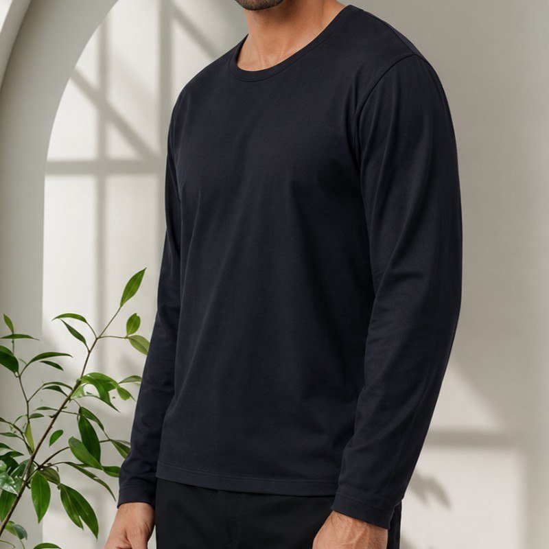 Camiseta Básica Masculina Manga Longa Slim Hering