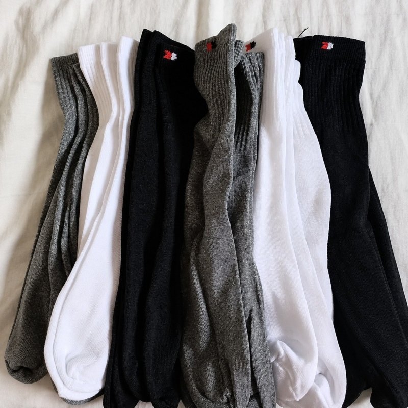 Kit 15 Pares Meias Sport Algodão Cano Médio Sandrini Confort + Frete Grátis