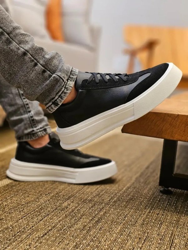 Sapatênis Masculino Casual Sneakers Sola Alta Elegante Leve (38 a 44)